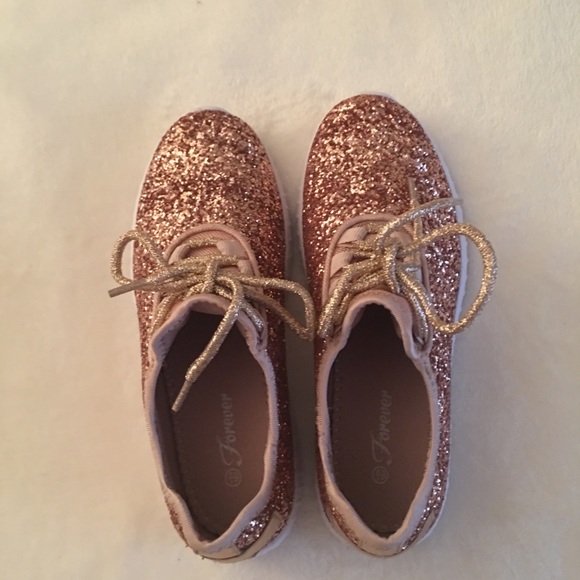 Forever | Rose Gold Sneakers - Picture 2 of 7
